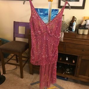 Tracy Reece beaded top with asymmetrical detail